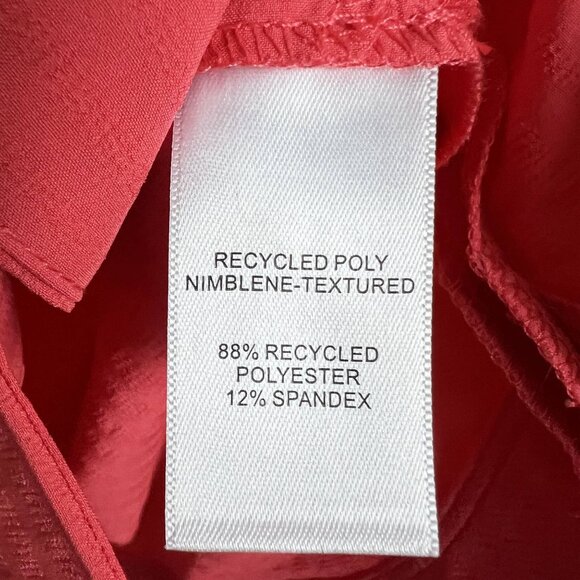 Title Nine Speed Racer 3/4 sleeve tunic textured pink quick dry UPF 50+ Small - Picture 7 of 8